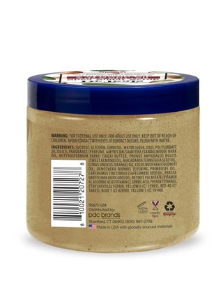 Shea Sugar Body Scrub with Shea Butter & Almond Oil for Gentle Exfoliation - Deeply Moisturizes & Smooths Skin with Macadamia Oil (538 g) - view 2