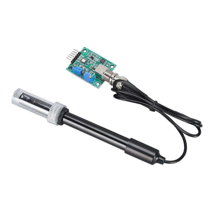 PH Electrode Probe Kit with BNC Connector Sensor Module - Real Time Reading High Accuracy PH0-14 Detection for Aquariums Pools Laboratories - Image 5
