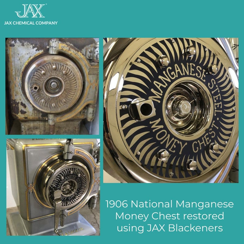 Jax Iron Steel & Nickel Blackener - Metal Finishing Solution - Antique Finish Without Heat or Electricity - 2 Ounce - Image 2