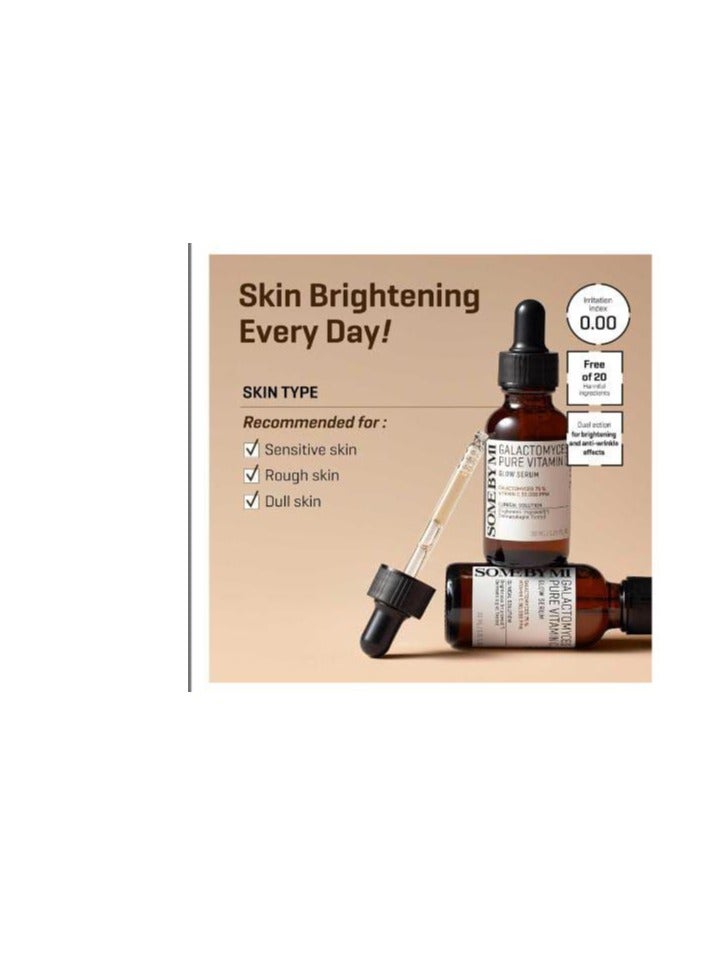 سام باي مي Some by Mi Serum with Pure Vitamin C and Galactomyces for Radiant Skin, 30 ml, by Some by Mi, Unisex 30mlml - Image 4