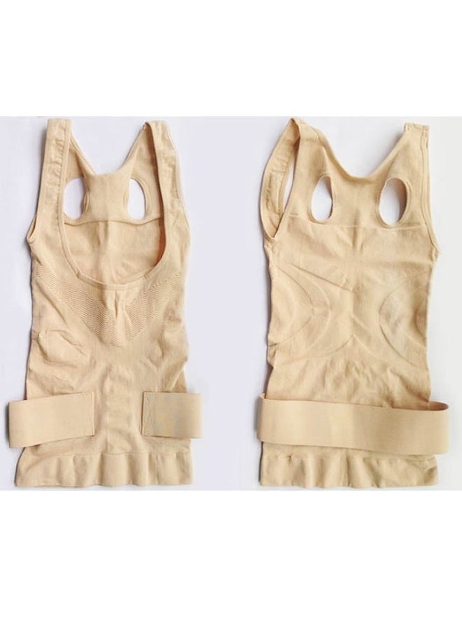 Women’s Posture Corrector Shapewear Vest - Seamless Back Support Tank Top - Waist Cincher and Tummy Control Body Shaper - Adjustable Compression Camisole for All-Day Wear - Image 4