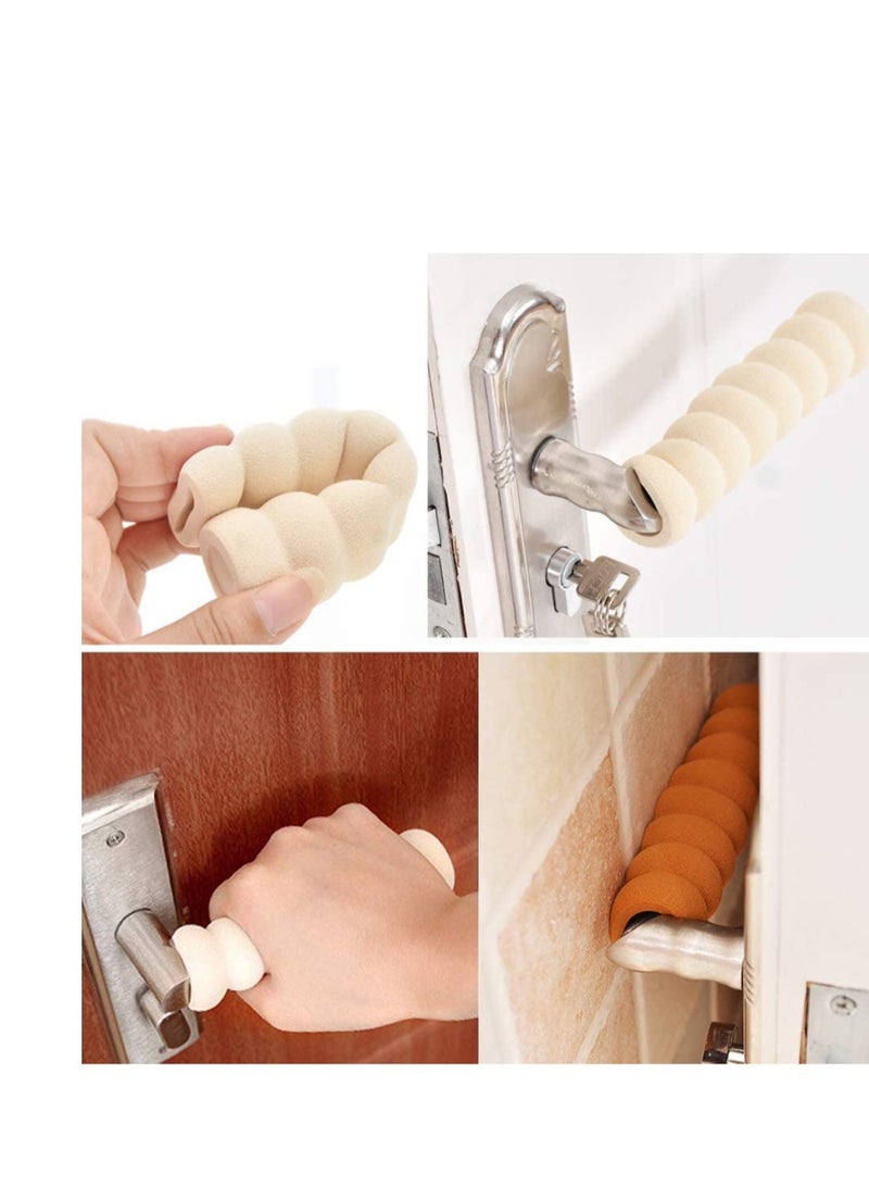 Door Handle Covers, Soft Silicone Kid Safety Protector Anti-Collision for Child, Foam Rubber Anti-Static Outside 10 Packs - Image 4