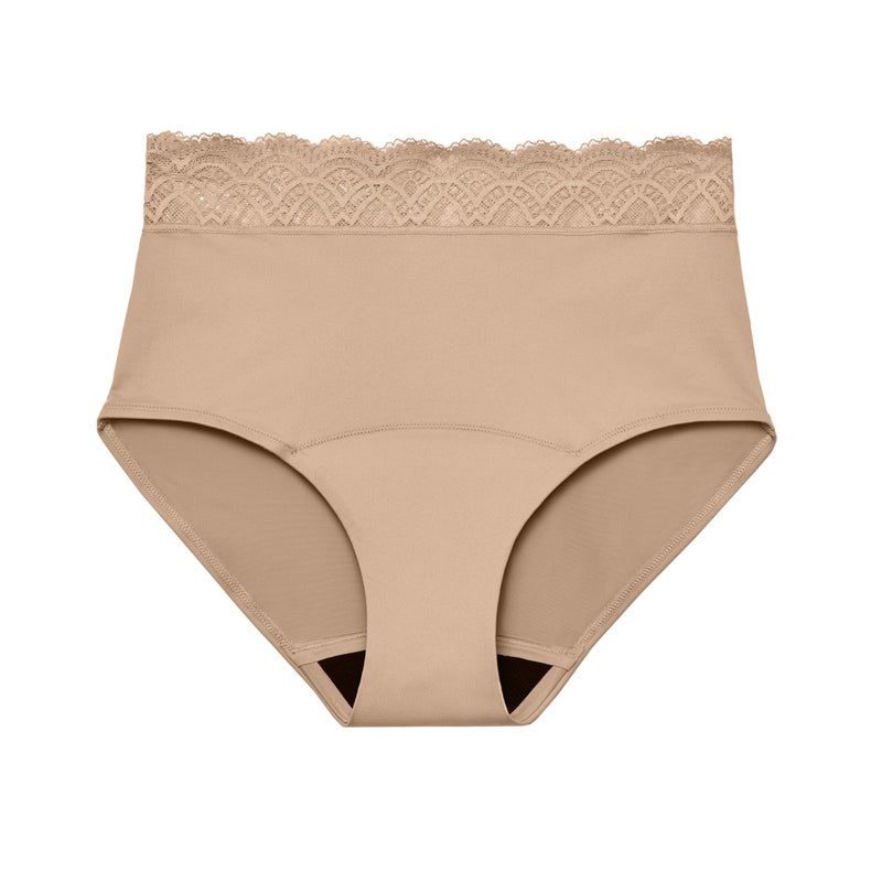 Thinx For All Leaks Hi-Waist Underwear, Holds up to 100ml or 6tbps or 1/4 Cup Worth of Liquid*, Light Absorbency Incontinence Underwear for Women, Feminine Care, Black, XS - Image 1