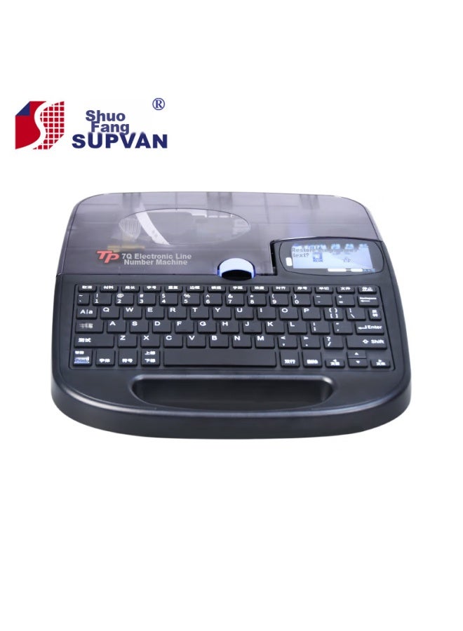 Shuofang Line Numbering Machine Tp70 Bluetooth Version, Number Printer, Label Printer, Coding Machine, Sleeve Printer, Heat Shrink Tube Printer, Typewriter - Image 2