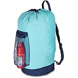 Dalykate Dalykate Backpack Laundry Bag, Laundry Backpack with Shoulder Straps and Mesh Pocket Durable Nylon Laundry Washing  - Image 1