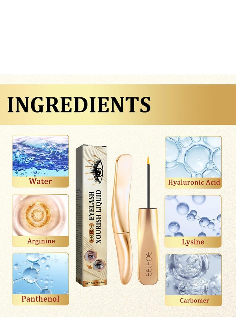 EELHOE Eyelash Growth Serum, Eyelash Enhancing Serum, Professional Eyelash Growth Serum, Nourishing Formula, Natural Eyelash Enhancer for Eyelash Growth and Thickness 1pcs - Image 5