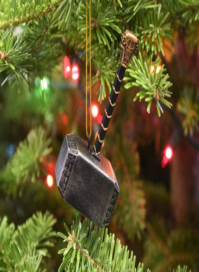 Tree Buddees Mjölnir Thor's Hammer Christmas Ornament Decoration - Image 3