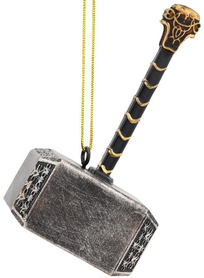 Tree Buddees Mjölnir Thor's Hammer Christmas Ornament Decoration - Image 1