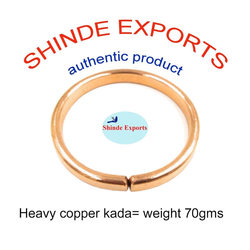SHINDE EXPORTS pure copper kada bracelets for men and women - Image 3