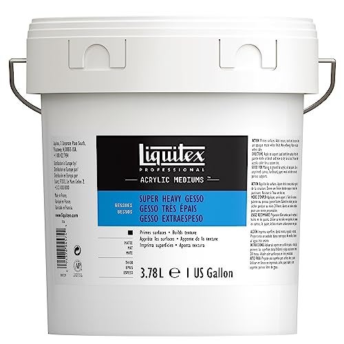 Liquitex Professional Gesso Surface Prep Medium, 3.78L (128-oz), Super Heavy - Image 1