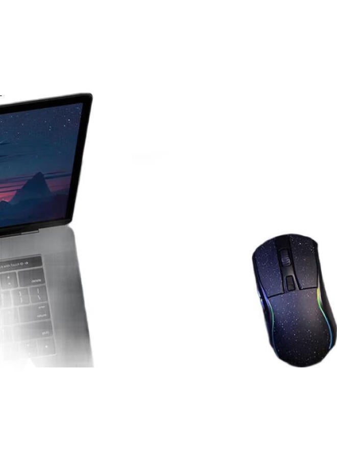 Daryo Dareu Pg-D83 Meteor Gaming Mouse Pad, Extra Large 800*300*4Mm, Thickened With Locked Edges, Office Keyboard Computer Desk Mat - Image 1