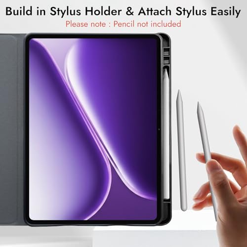 Robustrion Cover for OnePlus Pad Go 2 12.1 inch Cover Case with Pencil Holder, Folio Cover Case for OnePlus Pad Go 2 Tablet Cover [Auto Sleep Wake Support] - Hippy - Image 4