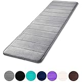 Buganda Buganda Memory Foam Soft Bath Mats - Non Slip Absorbent Bathroom Rugs Rubber Back Runner Mat for Kitchen Bathroom - Image 1