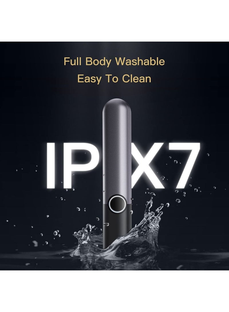 SYOSI Electric Ear and Nose Hair Trimmer Cordless Eyebrow Removal Clipper Razor Shaver Trimmer for Men Women IPX7 Waterproof Type-C Fast Charging with Rechargeable Battery Travel Lock 6000RPM, Black - Image 3