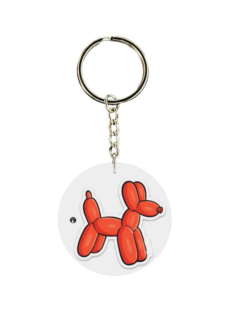 RKN Dog Printed Keychain