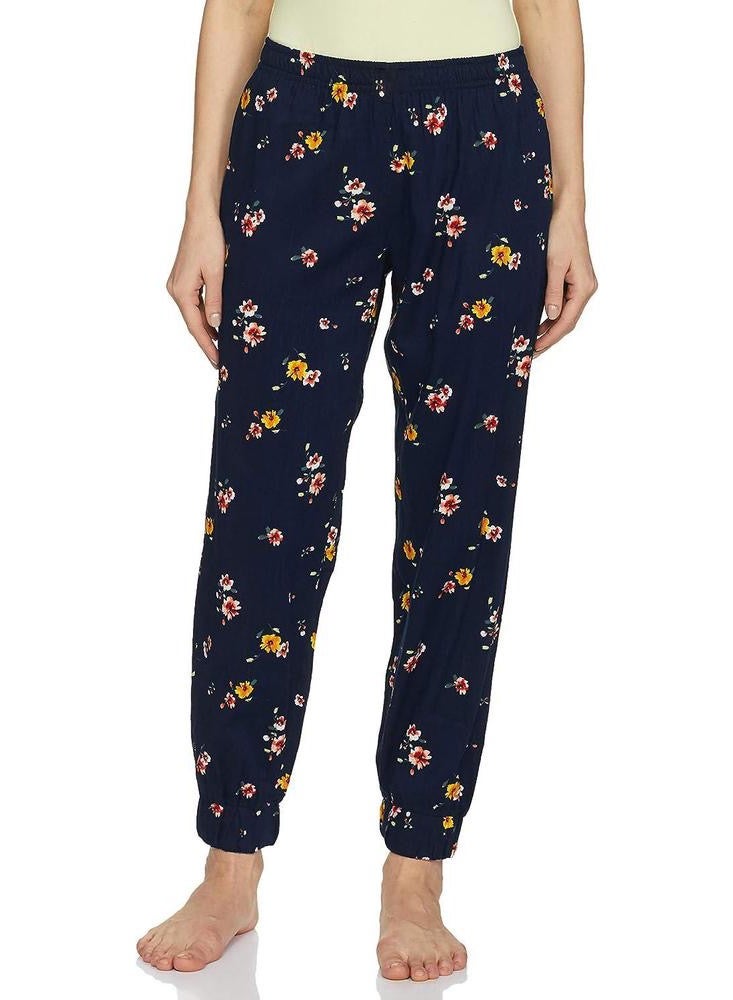 Unwind & Co. Unwind & co. Navy Blue Viscose Women Joggers  - Image 1
