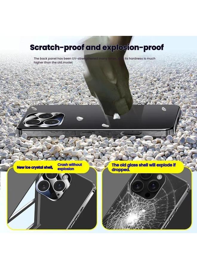 Zaboon Case For iPhone 12 Pro Max Electroplating Ice Crystal Airbag Full Coverage Shockproof Phone Case - Image 5