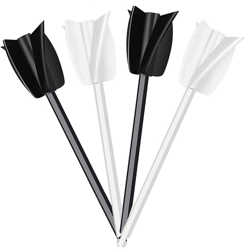 Riomh 4 Pcs Resin Mixer Paddles for Resin Drill Epoxy Mixer Attachment for Drill Paint MixerPaint Stirrer for Mixing Resin Epoxy Silicone Molds 