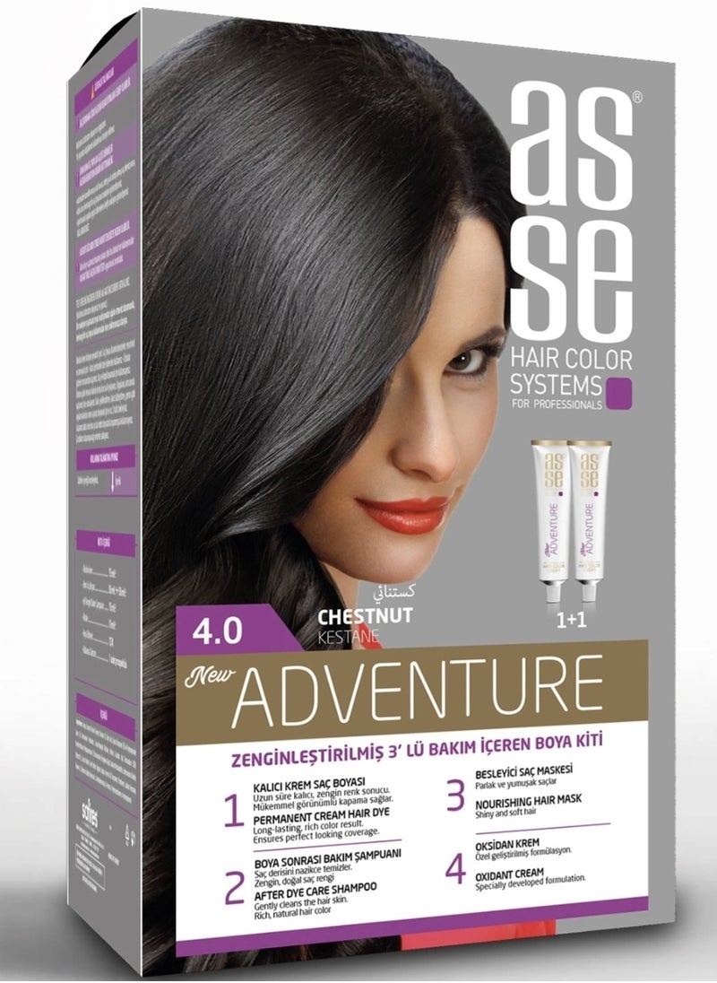 asse - Turkish hair dye chestnut 4.0 - Image 1