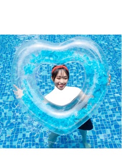 Generic Transparent feathers Heart Shaped Swim Ring  - Image 5