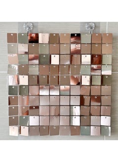 Generic Sequin Wall Panels for Party Decor JX-2271 champagne gold 