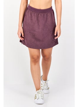 adidas Originals Women Sportswear Fit Brand Logo Training Skirts, Maroon  - Image 1