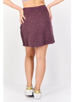 adidas Originals Women Sportswear Fit Brand Logo Training Skirts, Maroon  - Image 3