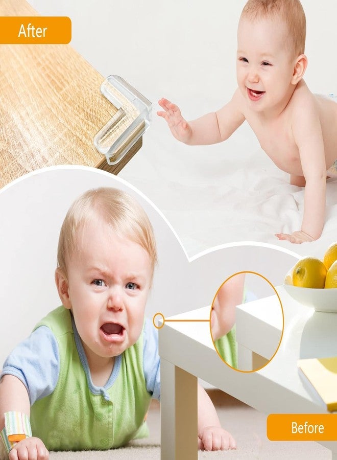BLUVAS Clear Corner Guards for Baby Safety, 20-Pack, L-Shaped Table Edge Protectors - Image 3