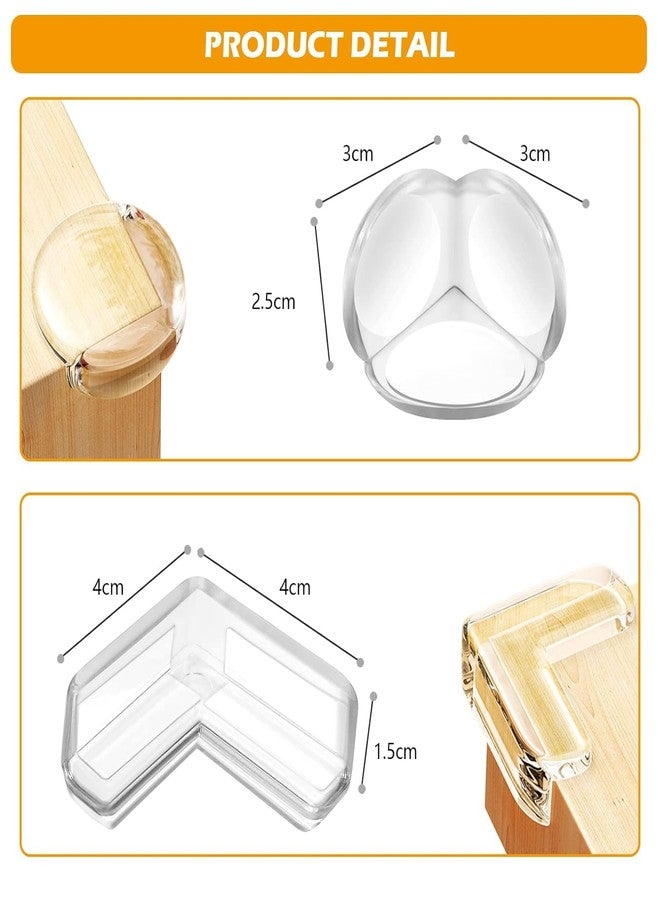 BLUVAS Clear Corner Guards for Baby Safety, 20-Pack, L-Shaped Table Edge Protectors - Image 2