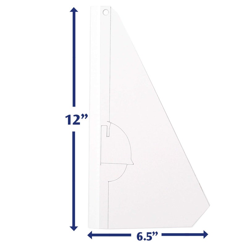 ArtSkills حامل ملصقات أبيض ArtSkills PA-1260 12 بوصة، سهل الاستخدام، لاصق وقابل للإزالة، عبوة 6، 6 عبوات-12 بوصة - Image 3