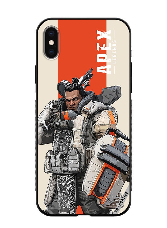 VR CREATIVE Protective Case Cover For Apple iPhone XS Max Apex Legends Gibby Design Multicolour - Image 1