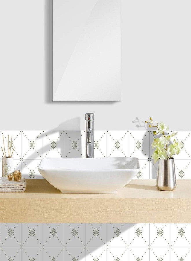 SVNOOC Peel & Stick Wall Tile Stickers 12 PCS Backsplash Self Adhesive 6" x 6", Decorative Wall Stickers for Kitchen Bathroom Tile Decals Waterproof Removable (Green) - Image 4