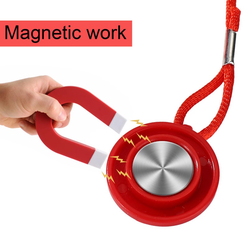 lasuroa 2pcs Universal Treadmill Magnet Safety Keys, 2 Styles Treadmill Magnetic Key Replacement Parts Round Magnetic Safety Switch Running Machine Emergency Stop Magnets Accessories - Image 3
