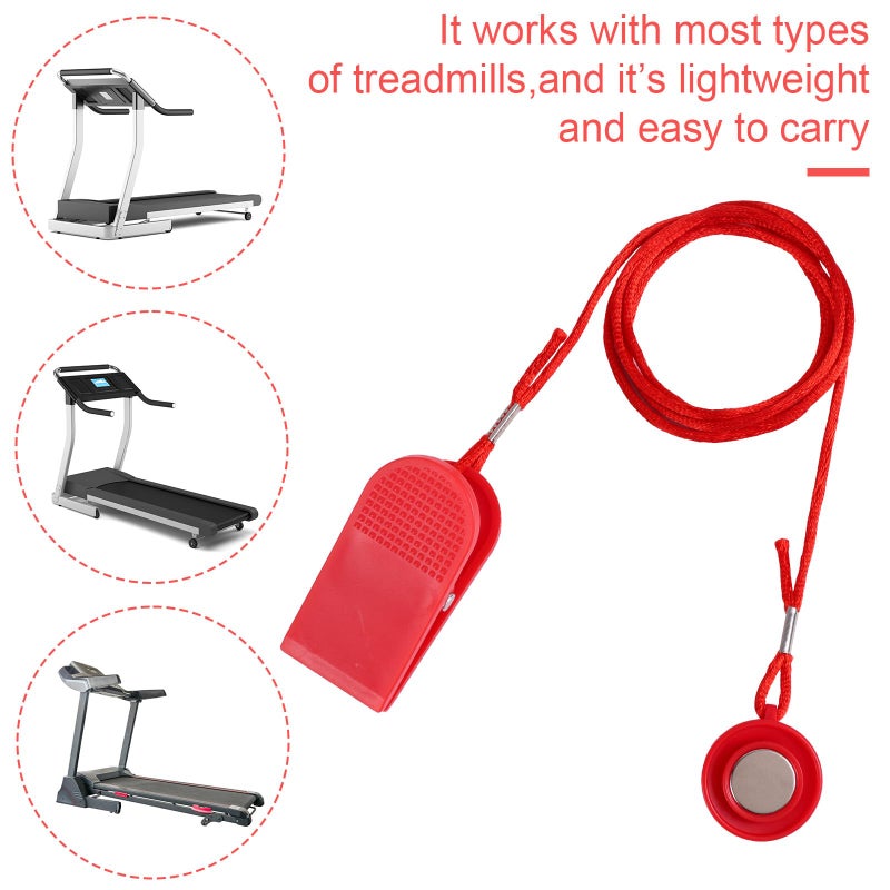 lasuroa 2pcs Universal Treadmill Magnet Safety Keys, 2 Styles Treadmill Magnetic Key Replacement Parts Round Magnetic Safety Switch Running Machine Emergency Stop Magnets Accessories - Image 4