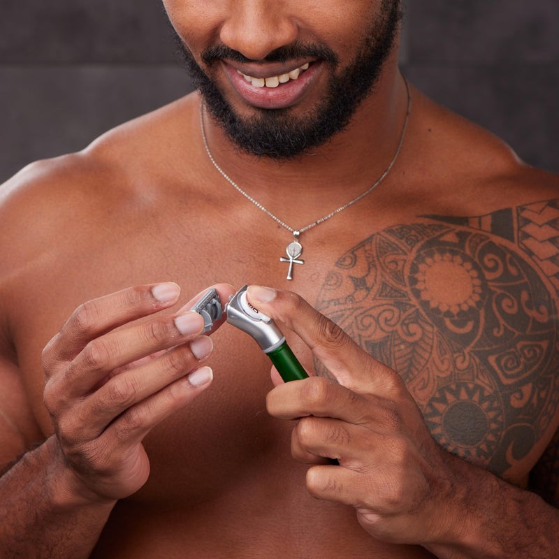 Bulldog Mens Skincare and Grooming Original Razor Blades Refills for Men, 4 Count - Image 2