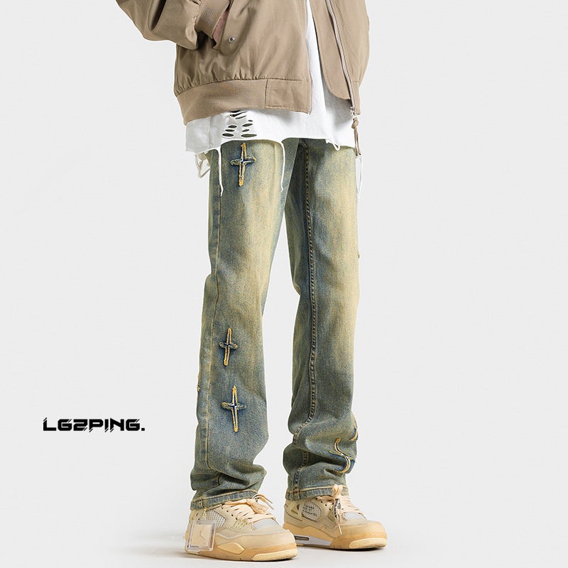 Unisex Casual Daily Denim Jeans - Image 2