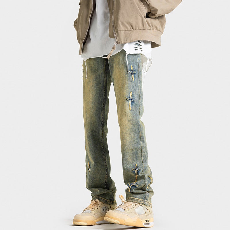 Unisex Casual Daily Denim Jeans - Image 4