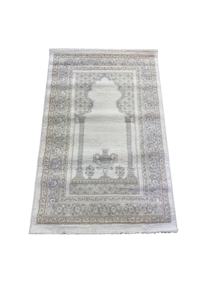  كوثر سجادة صلاة تركية، 80 × 120 سم، قماش ناعم، تصميم إسلامي - Image 1