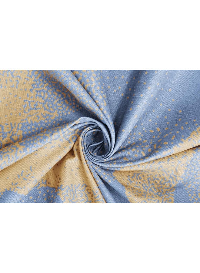 BSB HOME Premium Glace Cotton 180 TC Flat Single Bedsheets Breathable | Wrinklefree (Size-60 X 90 Inch) with 1 King Size Pillow Covers (Size-17 X 27 Inches, Abstract, Grey & Beige) - Image 2