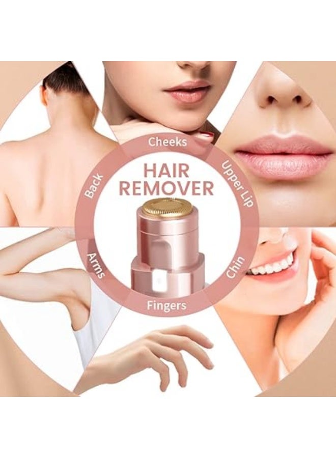 بلوليس مزيل شعر الوجه للنساء، جهاز إزالة شعر الحواجب والوجه 2 في 1 - Image 4