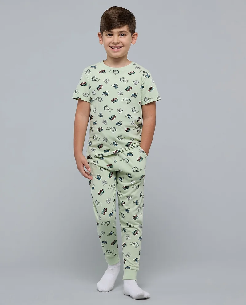 R&b Printed Pyjama Set