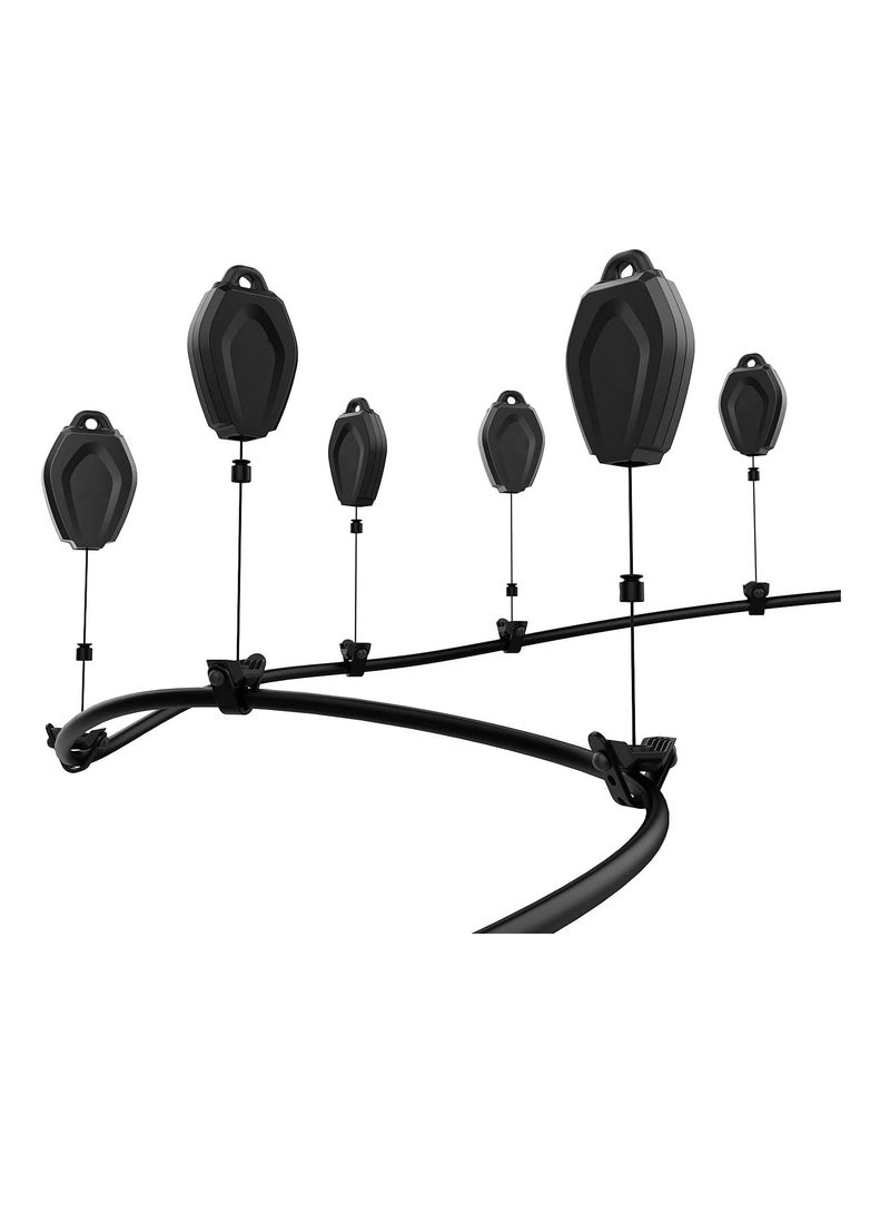 [نسخة برو] نظام إدارة كابلات Excefore VR - نظام بكرة سقف مكون من 6 قطع لنظارات Oculus Quest/Quest 2/Rift/Rift S/Valve Index/HTC Vive/Vive Pro/HP Reverb G2/PSVR أكسسوارات كابلات VR - Image 1