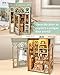 CUTEBEE Book Nook Kit DIY Miniature House Dollhouse Kit for Adults and Teens Booknook Tiny House Bookshelf Decor 3D Wooden Puzzle Gifts for Family Friends Muse Bookstore - Image 4