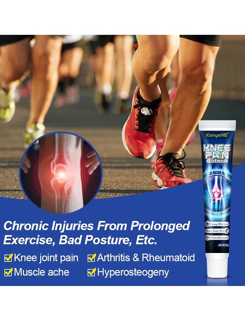 KanyeHB Arthritis Pain Relief Cream, Knee Joint Pain Relief Ointment, Deep Penetrating Rheumatoid Joint Knee Cream, Safe Neck Shoulder Back Pain Cream For Arthritis Muscle Strain Cervical Spondylosis - Image 4