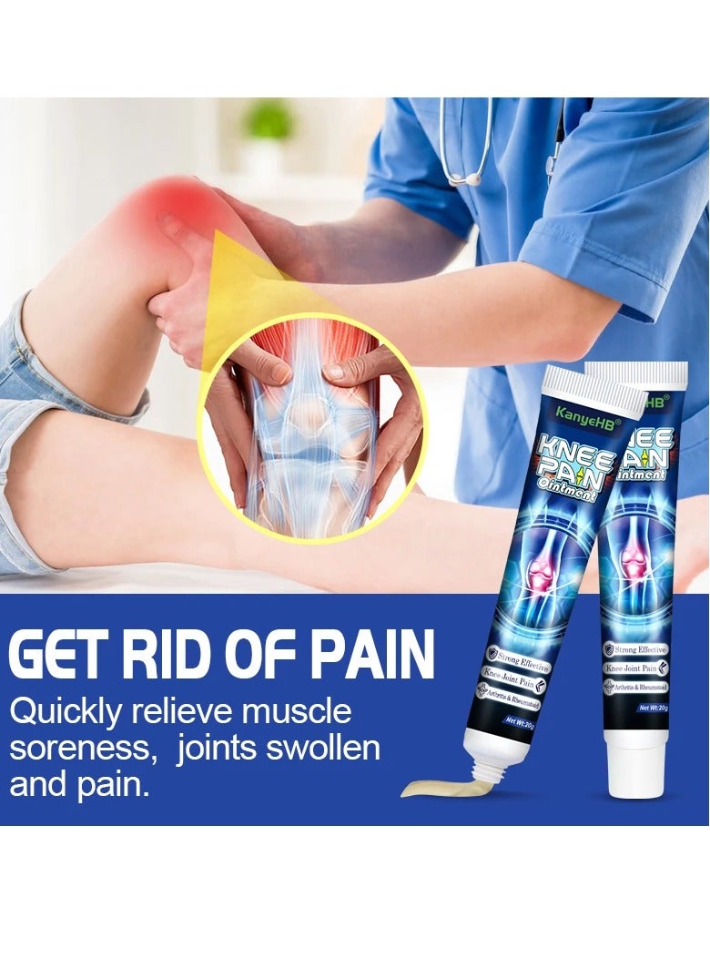 KanyeHB Arthritis Pain Relief Cream, Knee Joint Pain Relief Ointment, Deep Penetrating Rheumatoid Joint Knee Cream, Safe Neck Shoulder Back Pain Cream For Arthritis Muscle Strain Cervical Spondylosis - Image 2