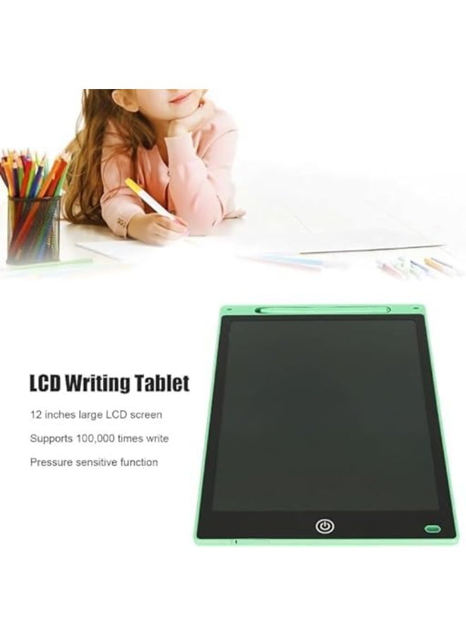 تابلت للرسم والملاحظات بشاشة LCD سهلة الاستخدام ولوحة رقمية قابلة لإعادة الاستخدام مع قلم ستايلس للمنزل والمدرسة والمكتب، لوحة إلكترونية محمولة قابلة للمسح (أزرق) - Image 3