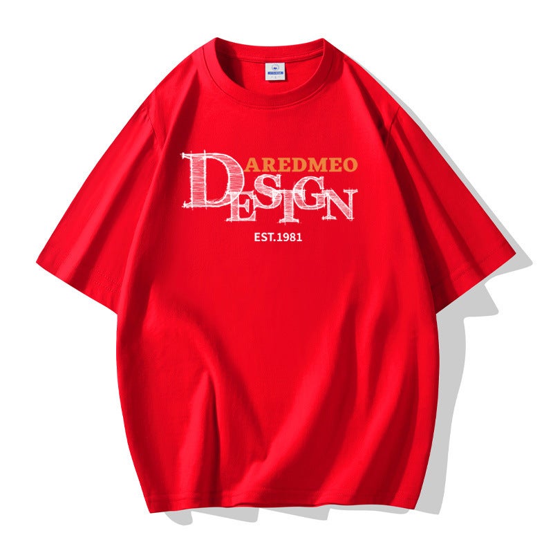 Men'S Short-Sleeved T-Shirt Men'S Pure Cotton Summer Trendy Brand Clothes Students Loose Half-Sleeved Teenagers Large Size Men'S T-Shirt - Image 4