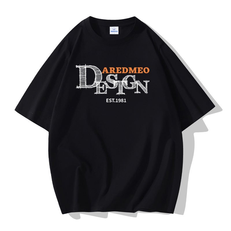 Men'S Short-Sleeved T-Shirt Men'S Pure Cotton Summer Trendy Brand Clothes Students Loose Half-Sleeved Teenagers Large Size Men'S T-Shirt - Image 2
