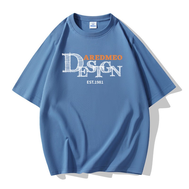 Men'S Short-Sleeved T-Shirt Men'S Pure Cotton Summer Trendy Brand Clothes Students Loose Half-Sleeved Teenagers Large Size Men'S T-Shirt - Image 5