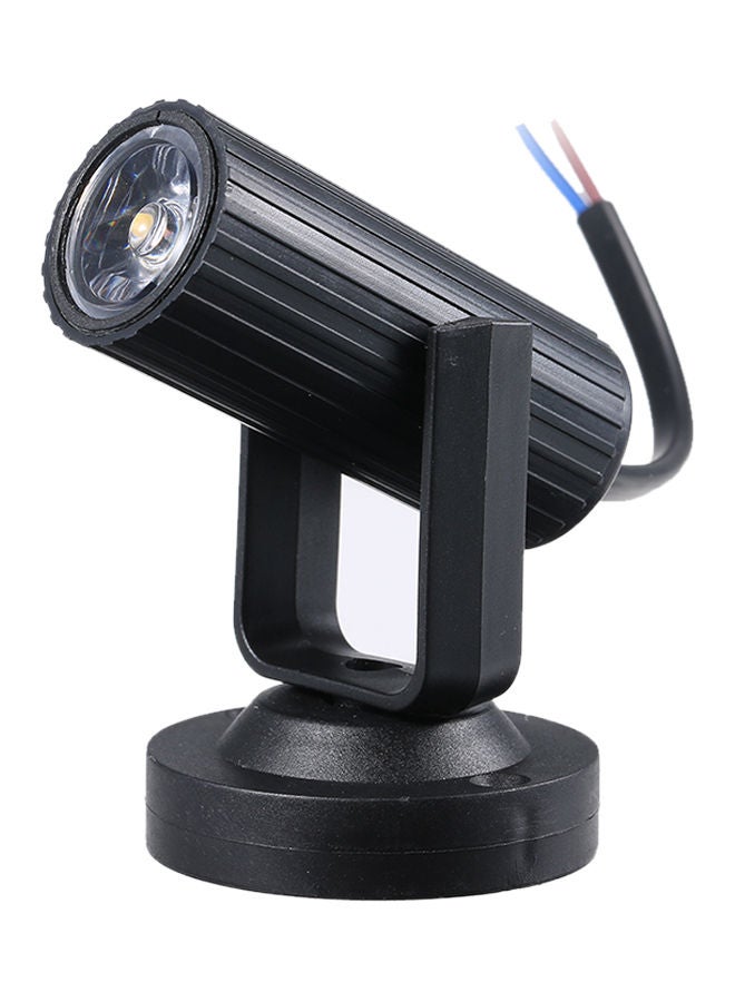 NIBEMINENT AC85-265V 1W LED Stage Lighting Fixture Portable Mini Spot Lamp Black 0.036kg  - Image 1